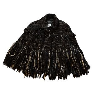 Super rare runway chanel fringe tweed blazer